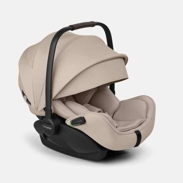 Pack duo poussette Butterfly 2 Taupe + siège auto otter by Nuna Taupe et adaptateurs