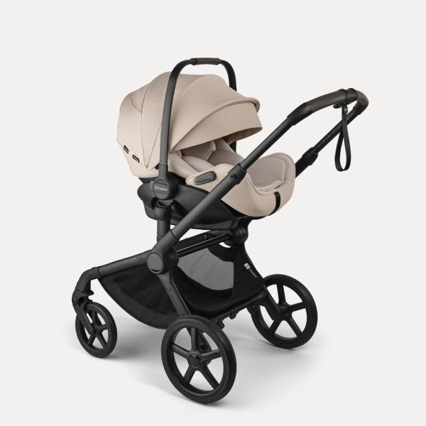 Pack duo poussette Butterfly 2 Taupe + siège auto otter by Nuna Taupe et adaptateurs