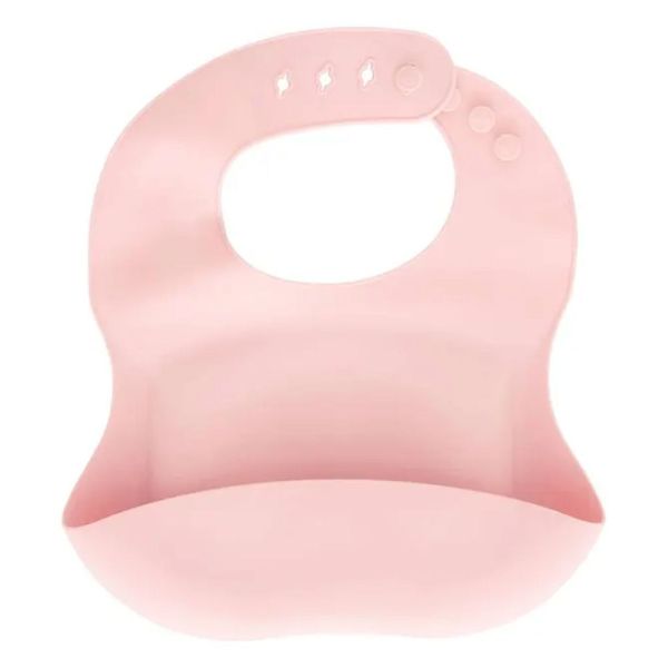 Set bavoir et cuillère Yum - Rose