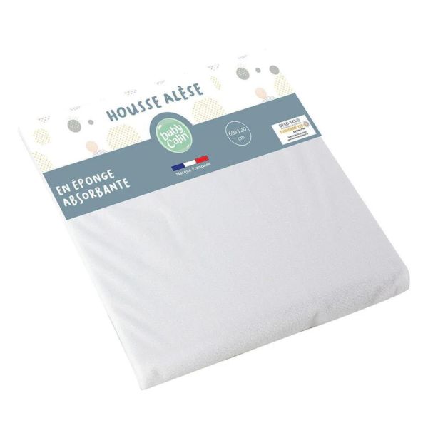 Pack Matelas bébé climatisé + alèse blanc + drap housse Blanc - 60 x 120 cm