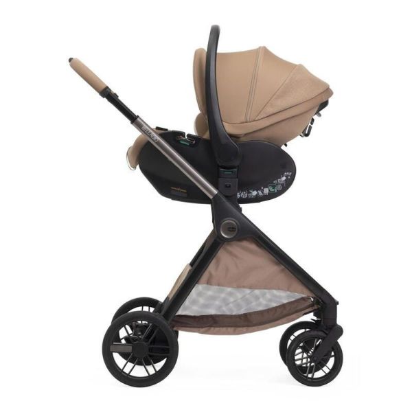 Poussette duo Bellagio 2 + siège auto First Seat Recline i-Size Caramel