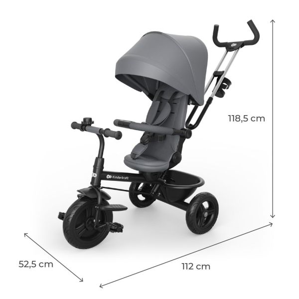 Tricycle Aston 2 - Grey