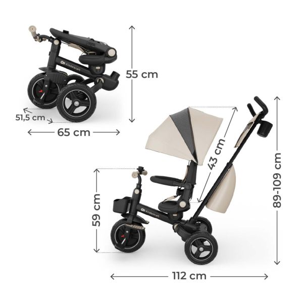 Tricycle Spinstep 2 Plus Beige