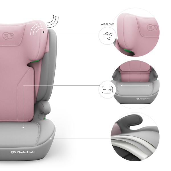 Siège auto I-Spark 2 Plus  i-Size Pink