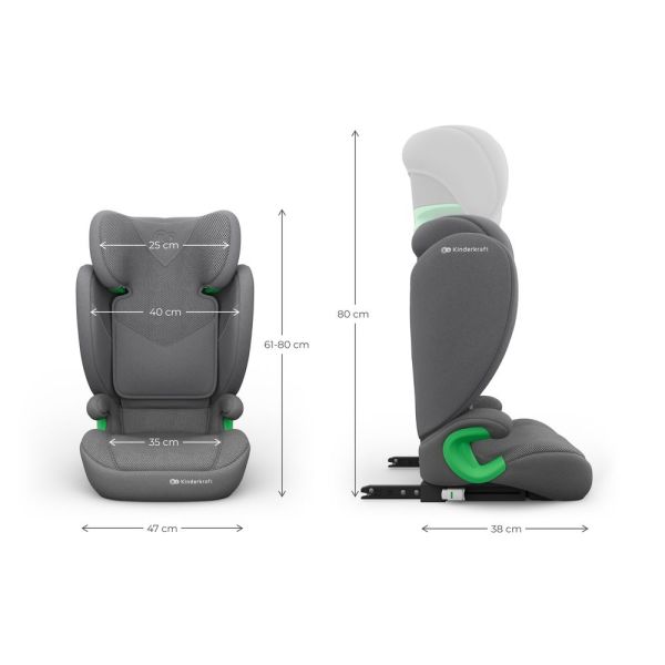 Siège auto Junior Fix 2 Plus I-Size - Grey