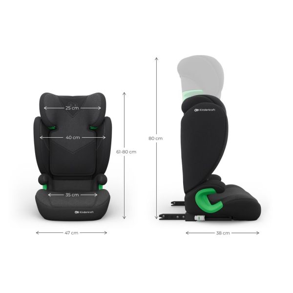 Siège auto Junior Fix 2 Plus I-Size - Black