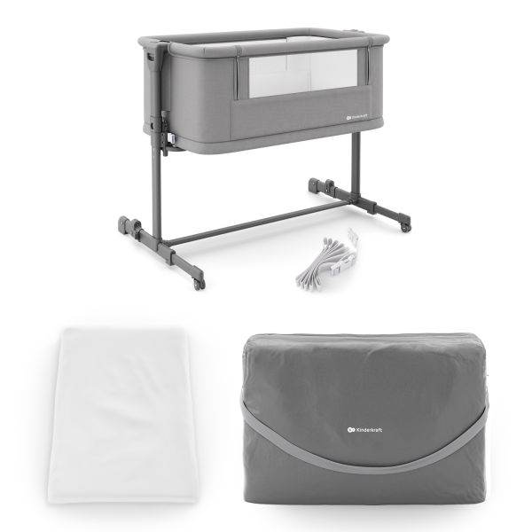 Lit cododo bébé Nestee Grow 2 dark grey