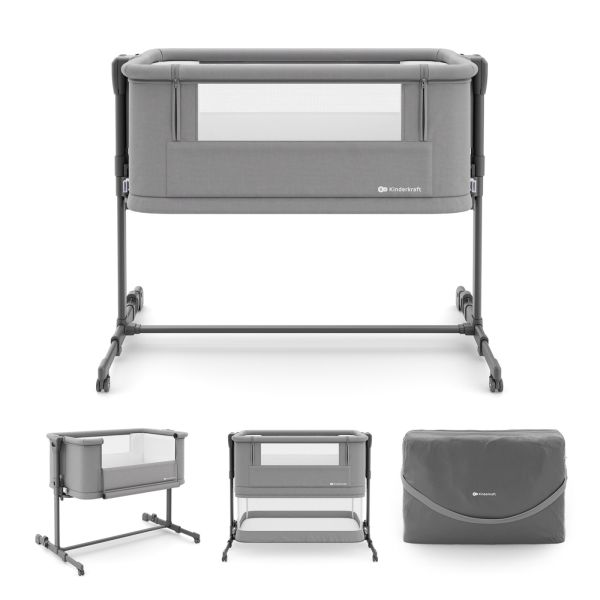 Lit cododo bébé Nestee Grow 2 dark grey