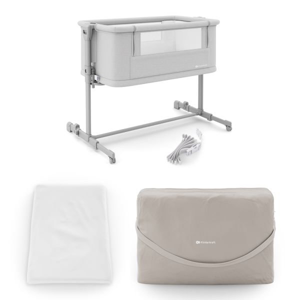 Lit cododo bébé Nestee Grow 2 light grey