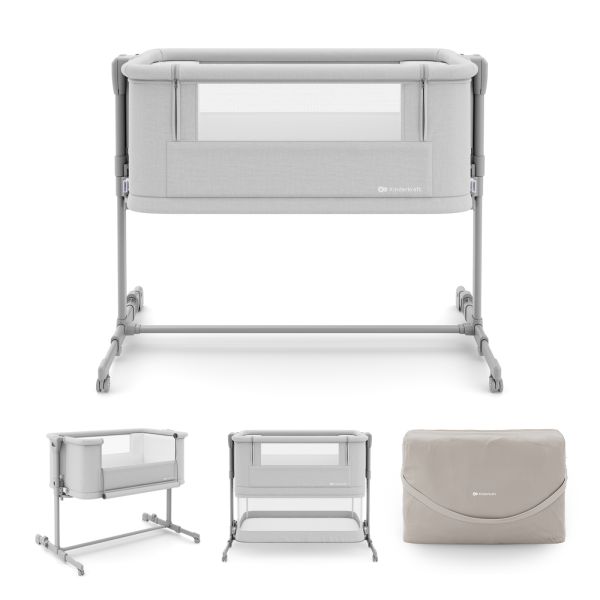 Lit cododo bébé Nestee Grow 2 light grey
