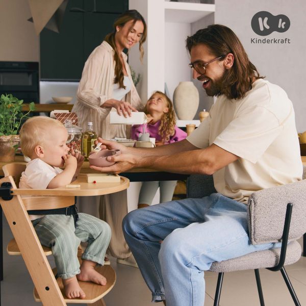 Chaise haute évolutive Enock Beige