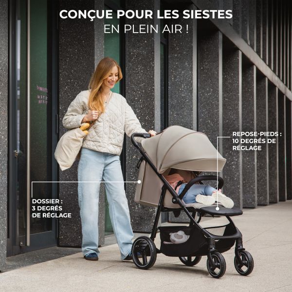 Poussette Trig 3 Velvet Mokka