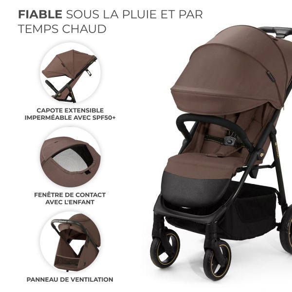 Poussette Trig 3 Velvet Mokka