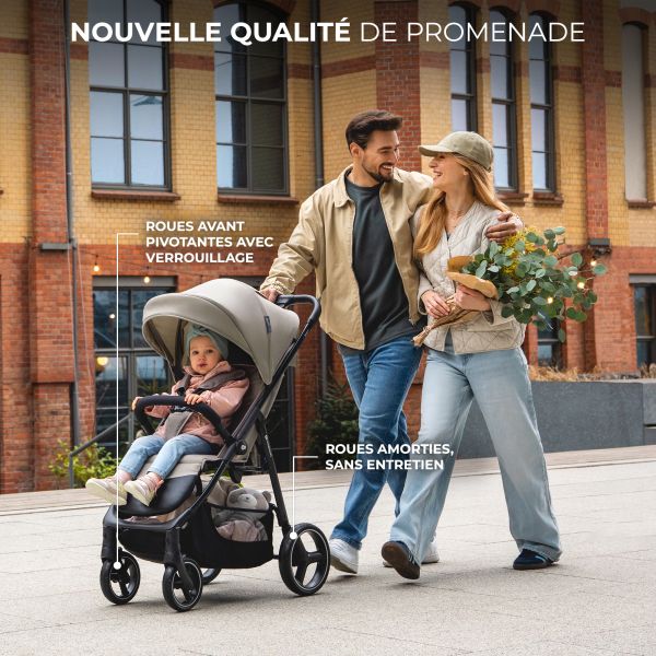 Poussette Trig 3 Velvet Mokka