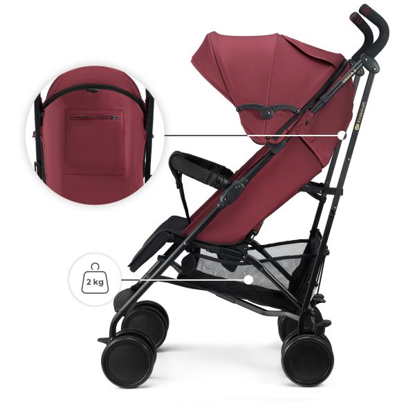Poussette canne Siesta 2 Dark Ruby