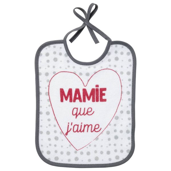 Lot de 5 bavoirs naissance Love family