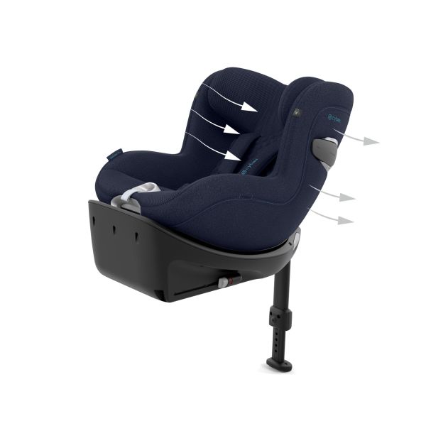 Siège auto Sirona Ti i-Size Tissu Plus Nautical Blue