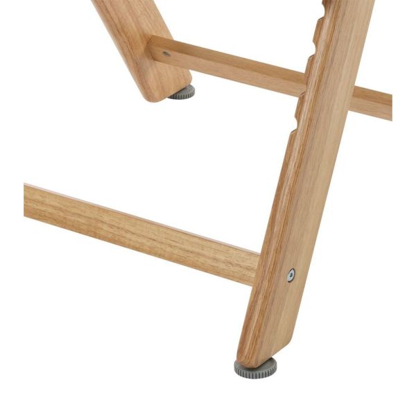 Chaise haute évolutive 2-en-1 Timba ² Natural Wood + transat Tinted Graphite