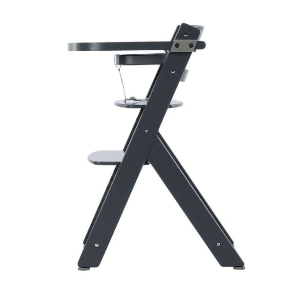 Chaise haute évolutive 2-en-1 Timba ² Warm Gray + transat Tinted Graphite