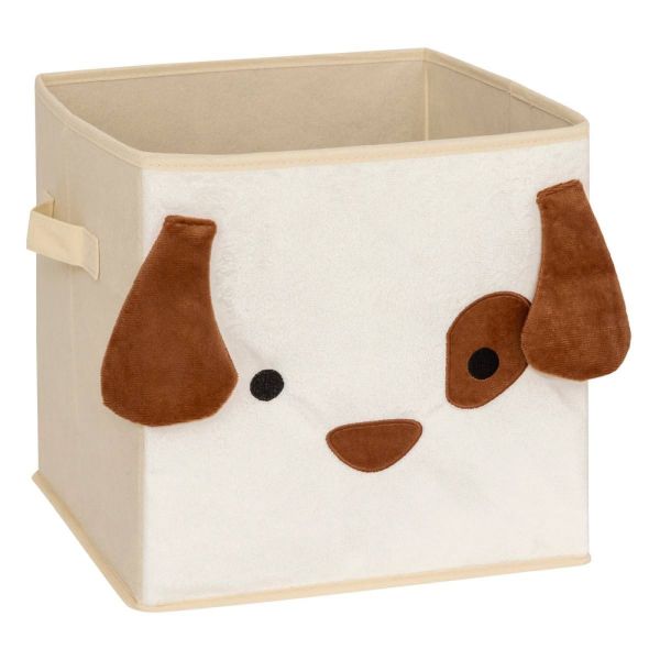 Cube de rangement 29x29 cm Chien