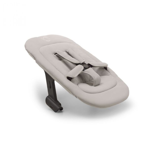 Pack chaise haute neutre/blanc avec Transat  Blanc polaire + Kit Baby et tablette