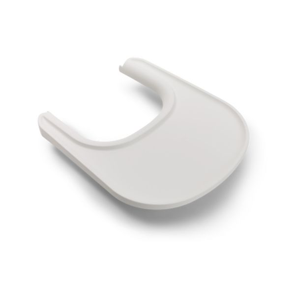 Pack chaise haute neutre/blanc avec Transat  Blanc polaire + Kit Baby et tablette