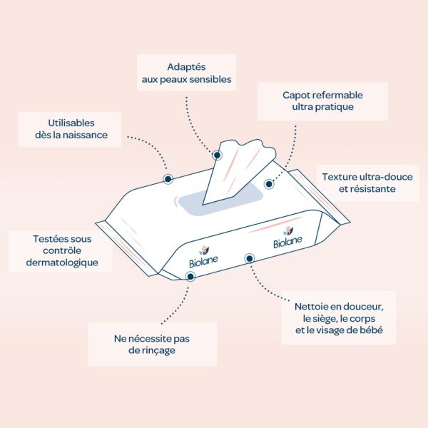 Couches bébé taille 1 Pack 1 mois 168 couches + 4 x 72 lingettes