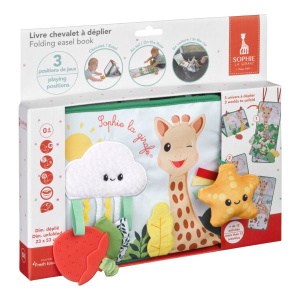 Livre chevalet à déplier Sophie la girafe	NEWS EN attente de matrice
