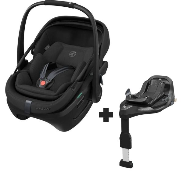 Siège auto Coral Slide pro Onyx Black avec base