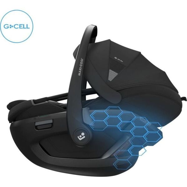 Siège auto Coral Slide pro Onyx Black avec base