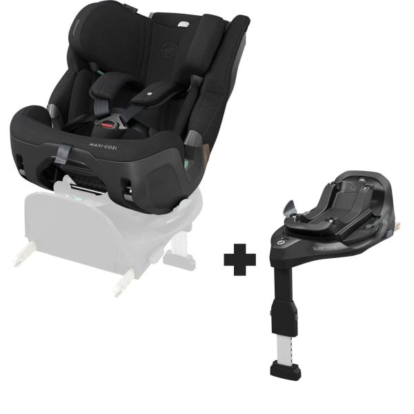 Siège auto Pearl XL Slide Pro Authentic Black avec base