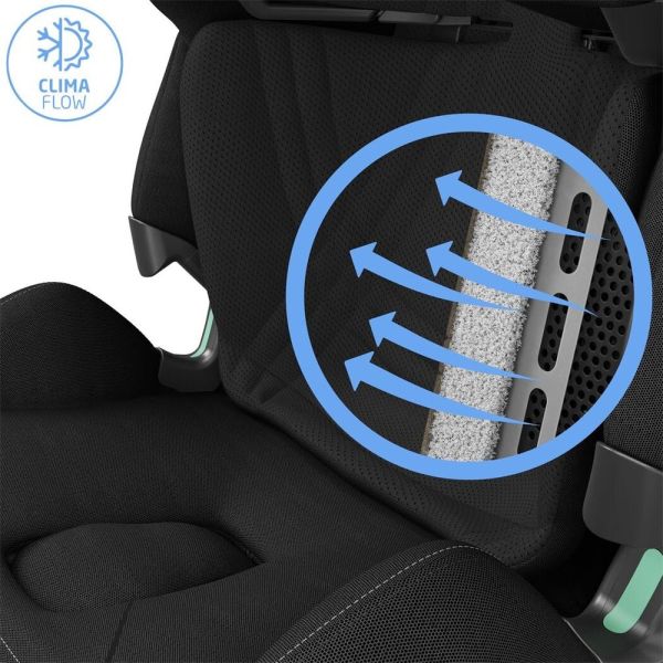 Siège auto Pearl XL Slide Pro Authentic Black avec base