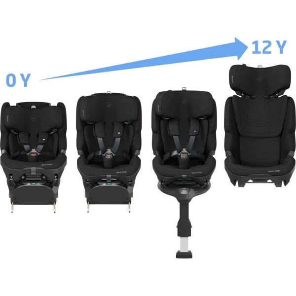 Siège auto Pearl XL Slide Pro Authentic Black avec base