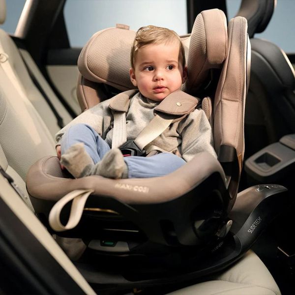 Siège auto Pearl XL Slide Pro Authentic Truffle avec base