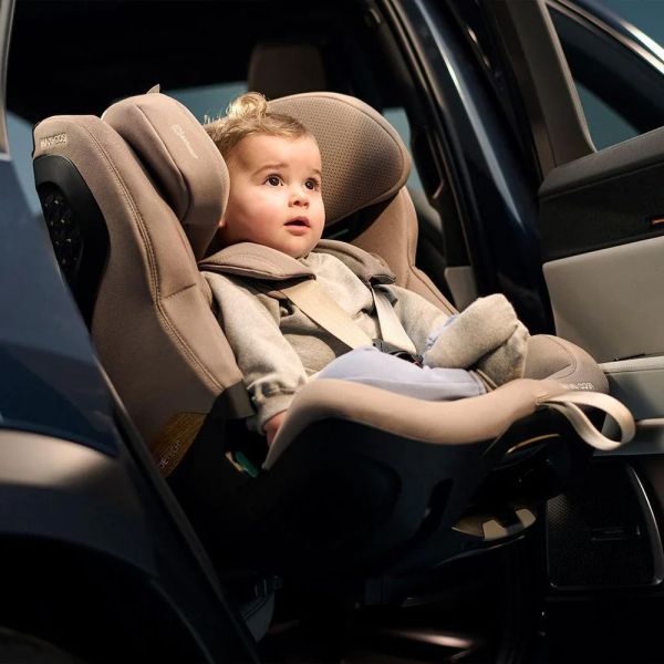 Siège auto Pearl XL Slide Pro Authentic Truffle avec base