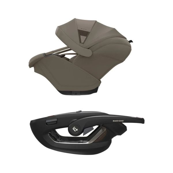 Siège auto Coral Slide pro Oak Truffle avec base