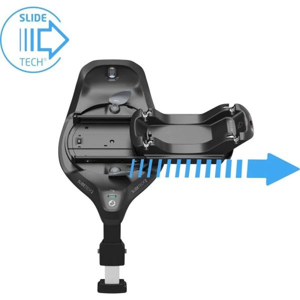 Siège auto Coral Slide pro Moon Graphite avec base