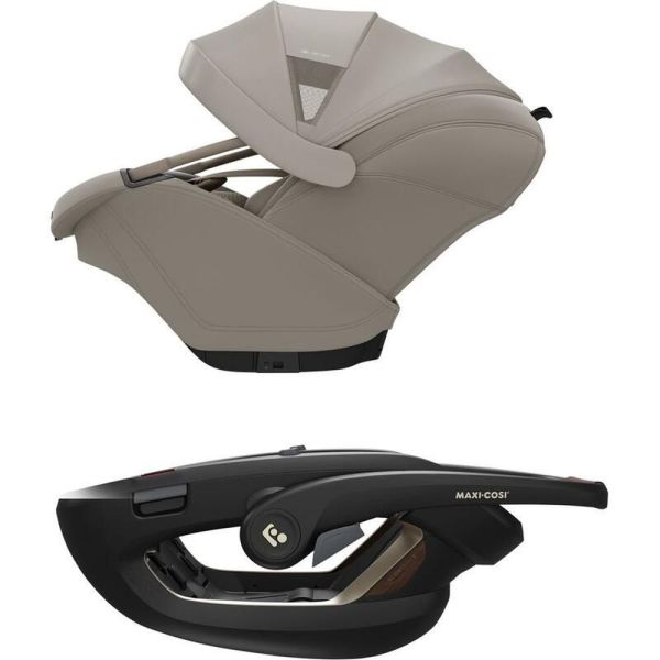 Siège auto Coral Slide pro Sapphire Sand avec base