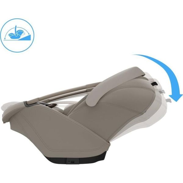 Siège auto Coral Slide pro Sapphire Sand avec base