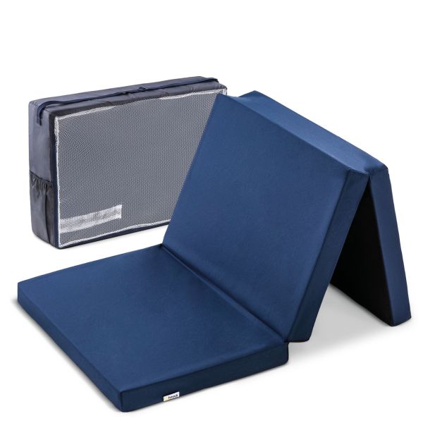 Lit parapluie 3 en 1 Play N Relax center Dark-Blue + Matelas additionnel