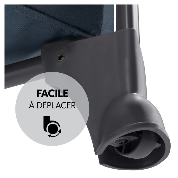 Lit parapluie 3 en 1 Play N Relax center Dark-Blue + Matelas additionnel