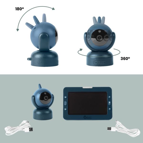 Babyphone vidéo Yoo Master+ HD avec caméra additionnelle