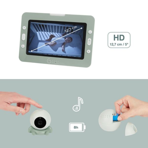 Babyphone vidéo Yoo Go+ HD avec caméra additionnelle