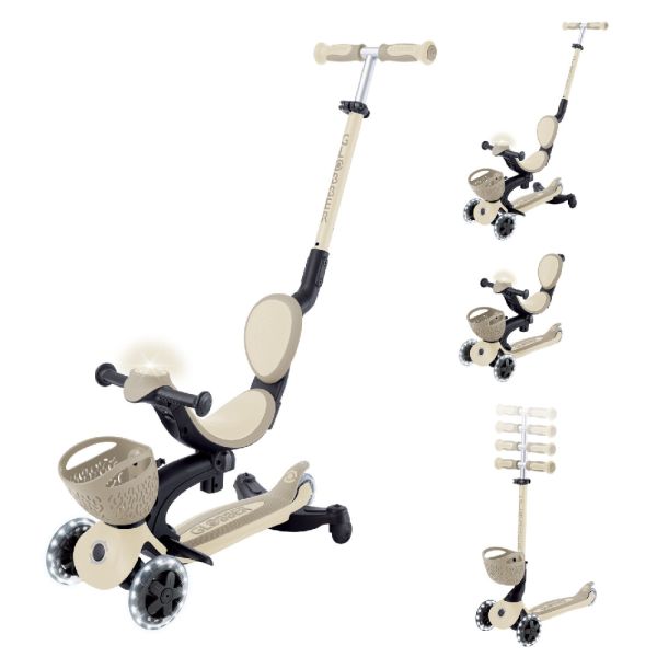 Pack Trottinette évolutive Go Up 360° + casque XXS/XS - Sable