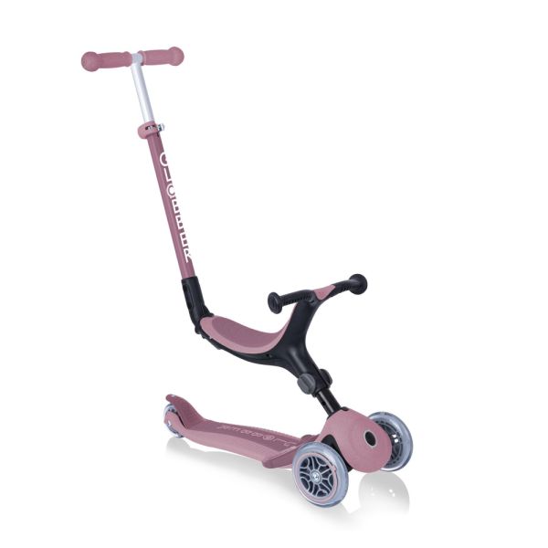 Pack Trottinette évolutive Go Up Framboise + Casque enfant XS/XS Noir