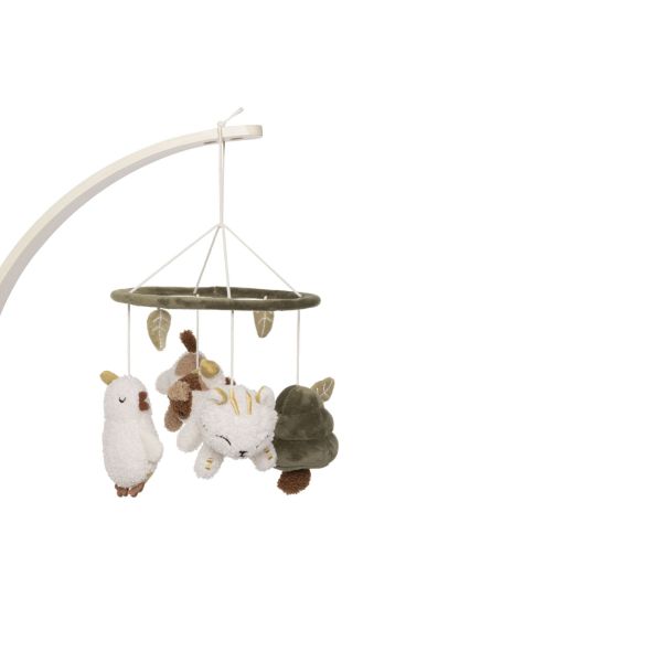 Pack support mobile bébé bois + mobile d’éveil bébé Tiny Park