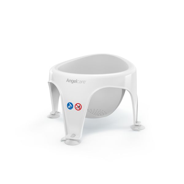 Transat de bain Fit bleu et anneau de bain gris