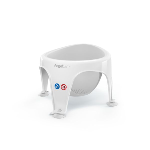 Transat de bain Fit gris et anneau de bain gris