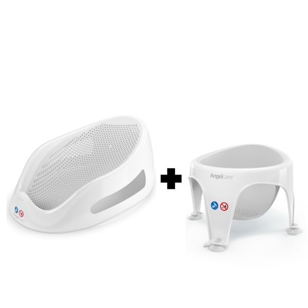 Transat de bain gris et anneau de bain gris