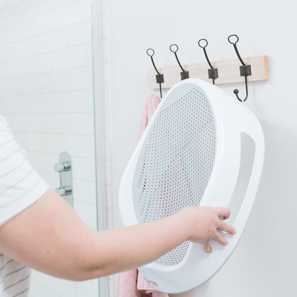 Transat de bain gris et anneau de bain gris